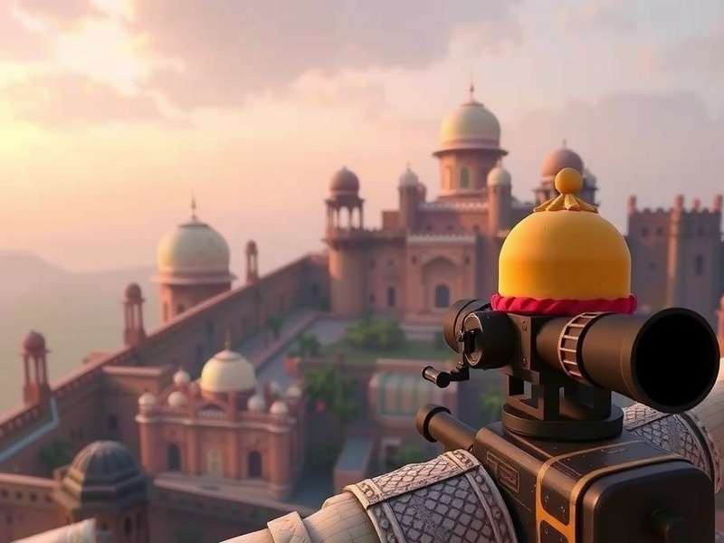 Free Fire Sniper map inspired by Jaipur Fort in Rajasthan